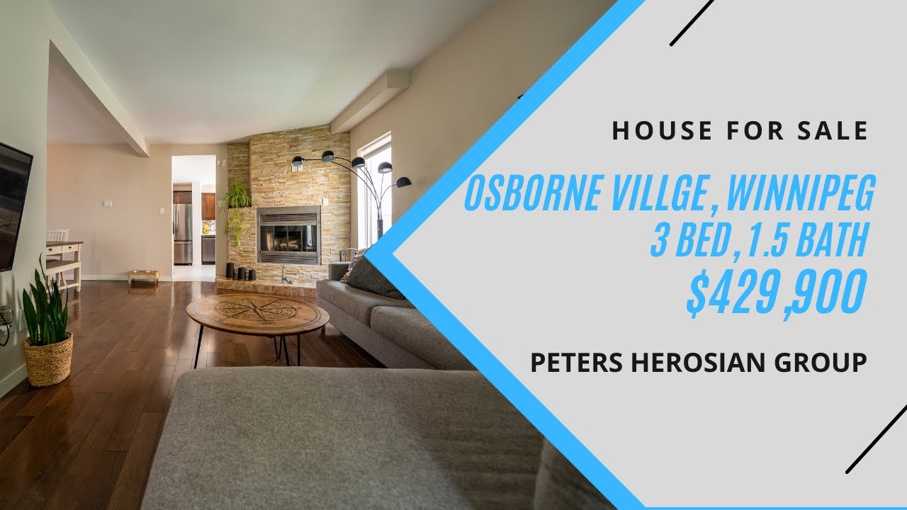 107 Bryce - Osborne Village, Winnipeg - 3 bed, 1.5 bath - $429,900