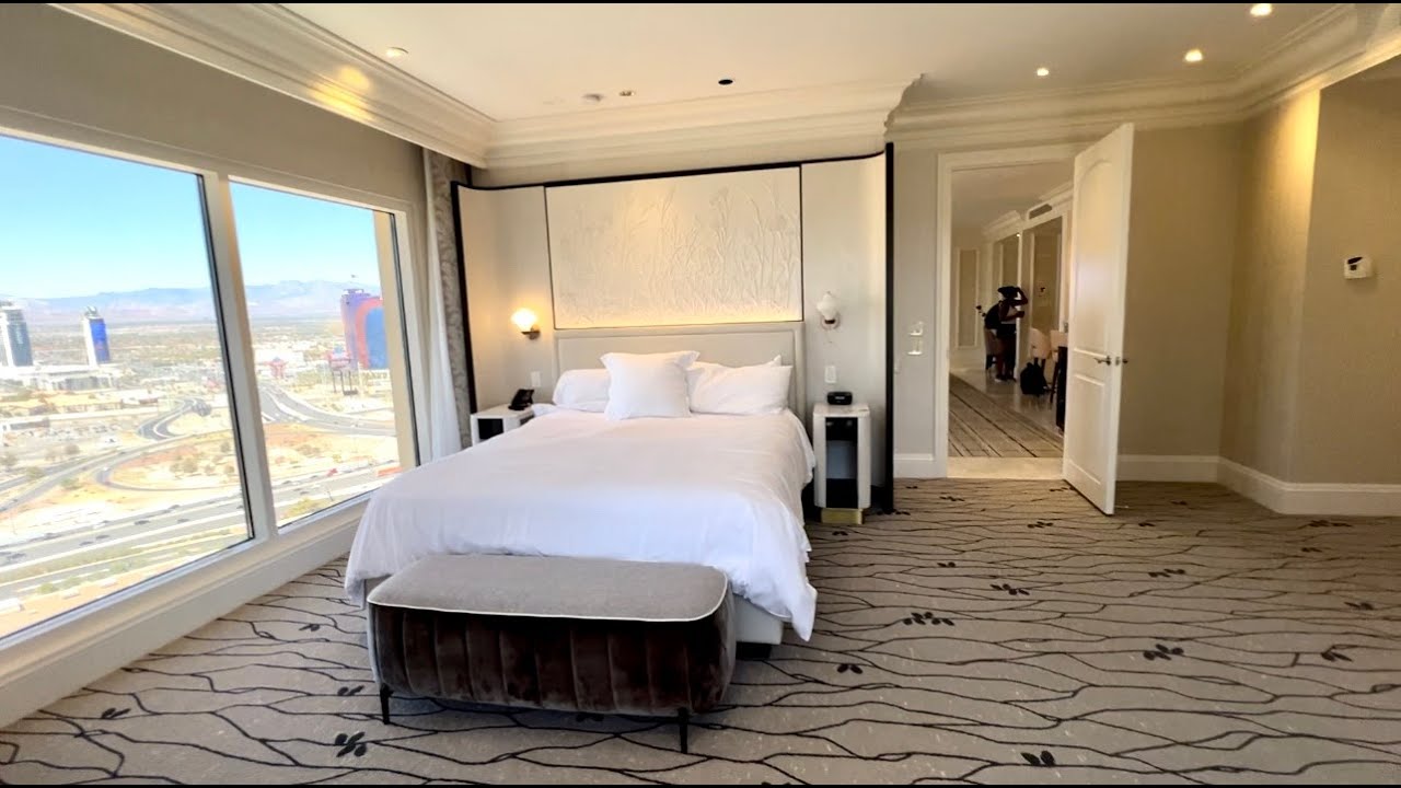 Bellagio Remodeled Penthouse Corner Suite, August 2024, Las Vegas. Room #30019; 1,536 sq. ft.