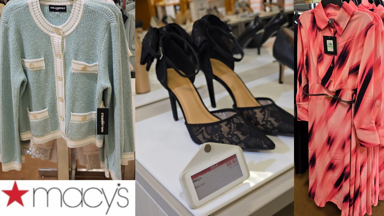 MACY'S NEW DESIGNER ARRIVAL, MARKDOWN SALE, KARL LAGERFELD MICHAEL KORS FESTIVE WOMEN'S STYLES SHOES