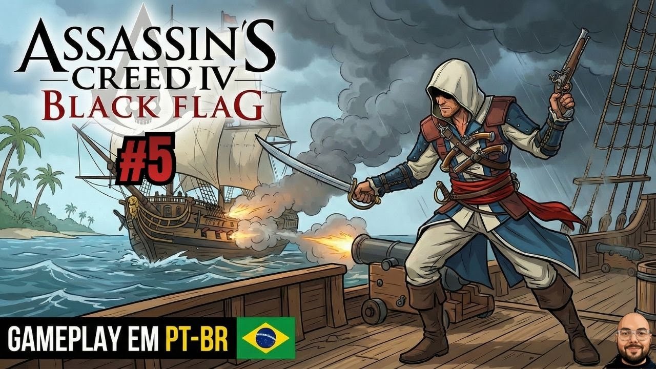 EXPLORANDO O FUNDO DO MAR! A Busca pelos Medicamentos – Assassin’s Creed Black Flag - Pt.5  Vertical