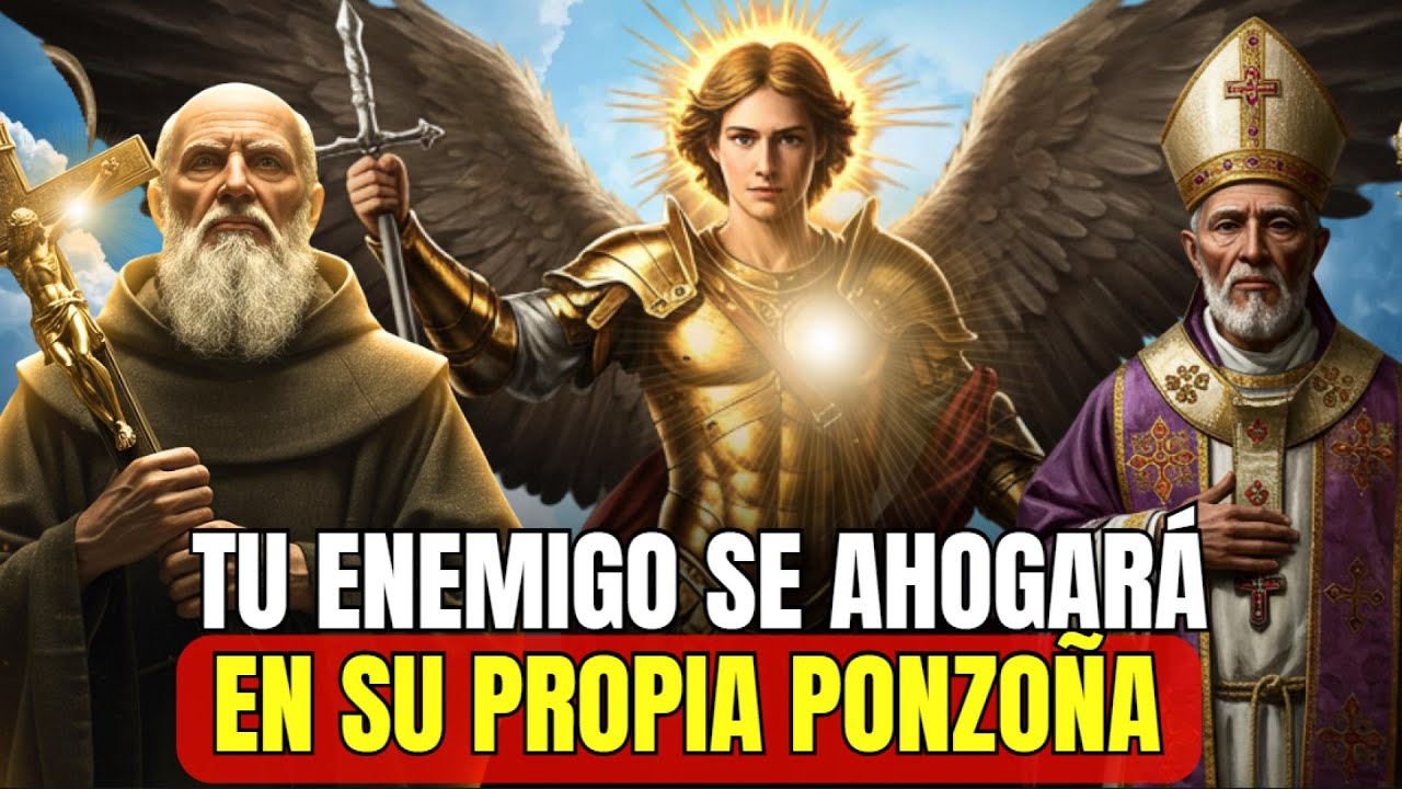 🙏SAN BENITO, SAN MIGUEL Y SAN CIPRIANO, LA MÁS FUERTE PARA VOLTEAR MAGIAS Y DERROTAR ENEMIGOS