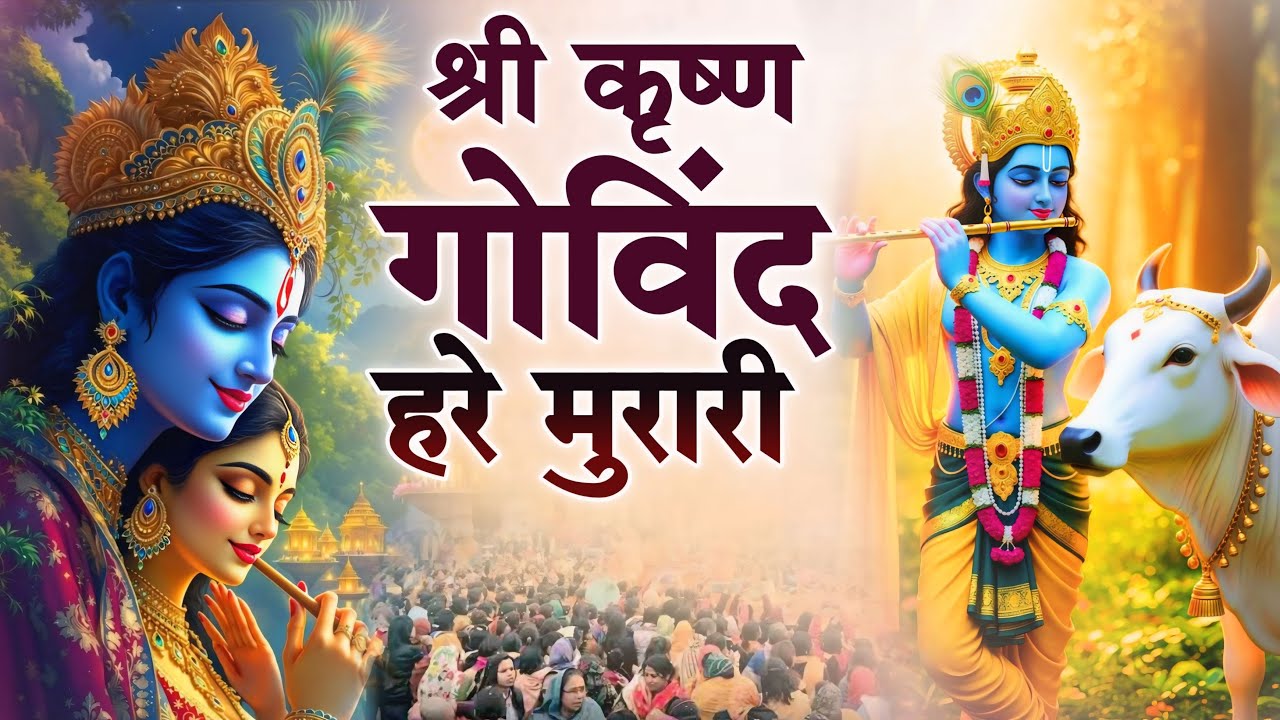 श्री कृष्ण गोविंद हरे मुरारी || KRISHNA BHAJAN ( FULL SONG ) Shri Krishna Govind Hare Murari