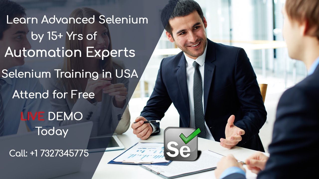 Selenium LIVE Online Training  in USA Demo for Beginners | Selenium Online Training Tutorials in USA