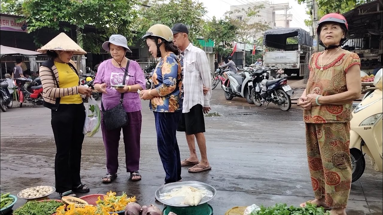 Chợ Quê Những Ngày Giáp Tết,chợ Trà Vinh.Kiệt Làng Quê.