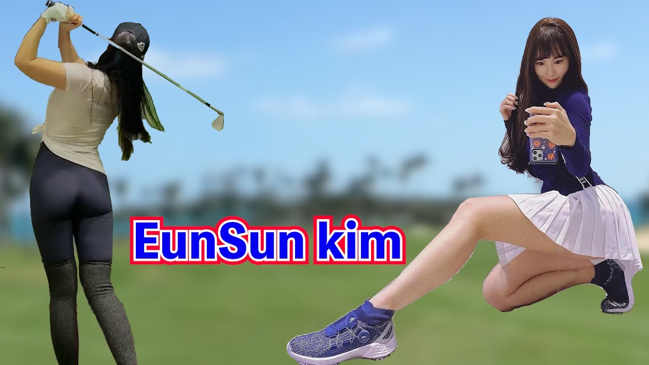 김은선_아름다운 몸매의 부드러운 스윙❗️キム・ウンソン＿美しいボディの柔らかいスイング⛳️KLPGA Kim EunSun_A soft swing with a beautiful body❣️