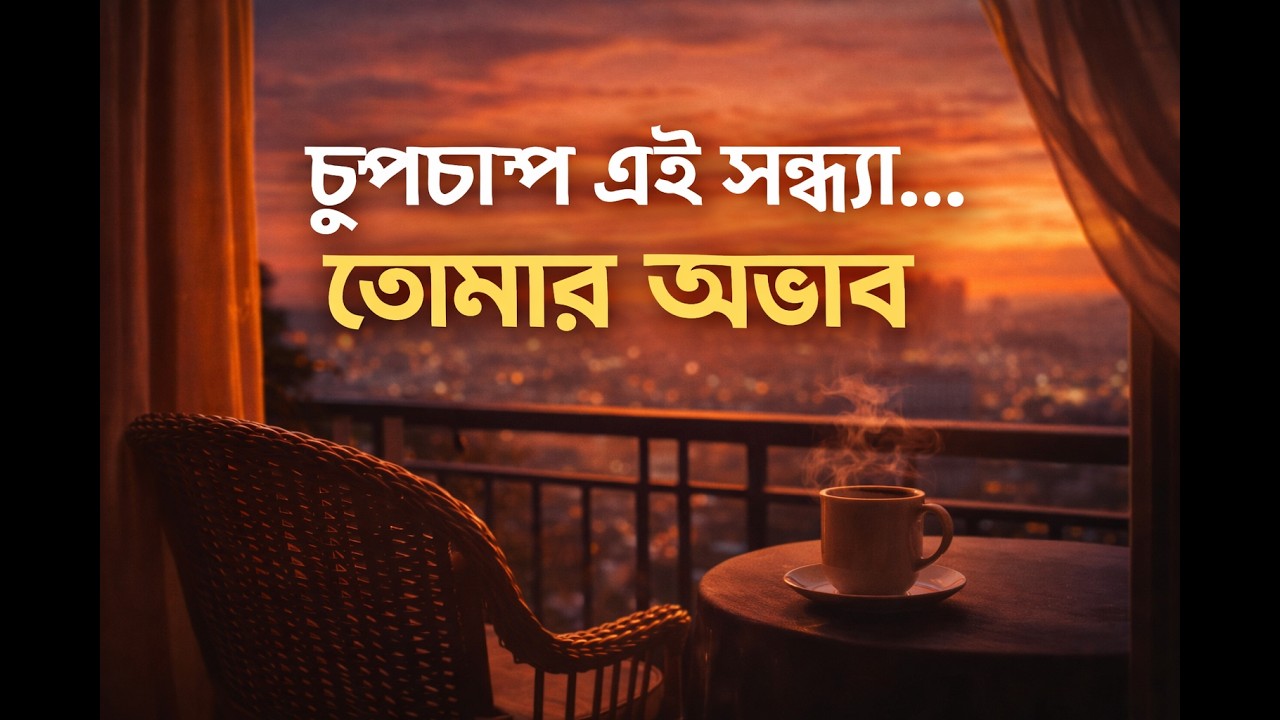 চুপচাপ এই সন্ধ্যা | Chupchap Ei Shondha | Original Bengali Song