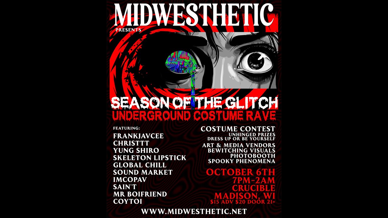 YUNG SHIRO 白 Midwesthetic III: Season of the Glitch Event (darksynth DJ set)