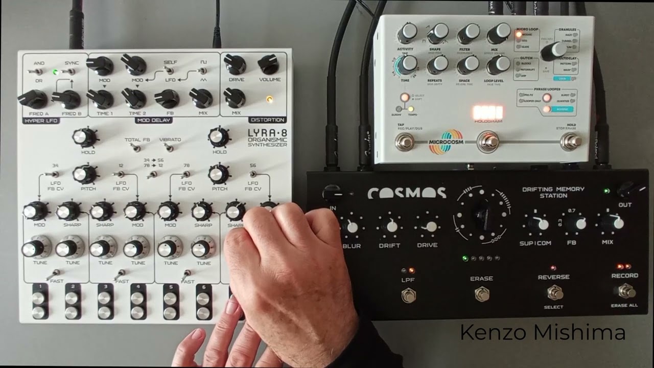 Soma Lyra 8, Soma Cosmos and Hologram Microcosm. Experimental 1 by @kenzomishima