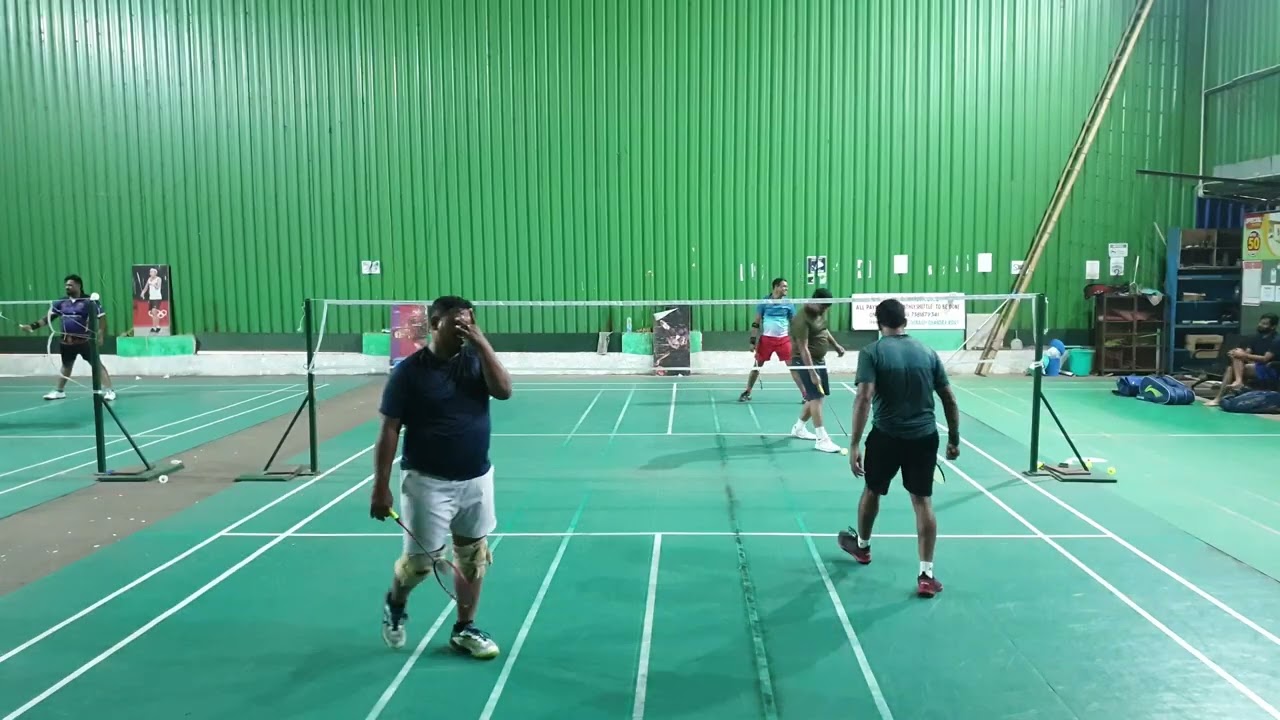 Soumya & Ashok VS Saumya & Soumyaa |Thirdcourt |Badminton |MensDoubles |ClubBadminton |YonexMavis350