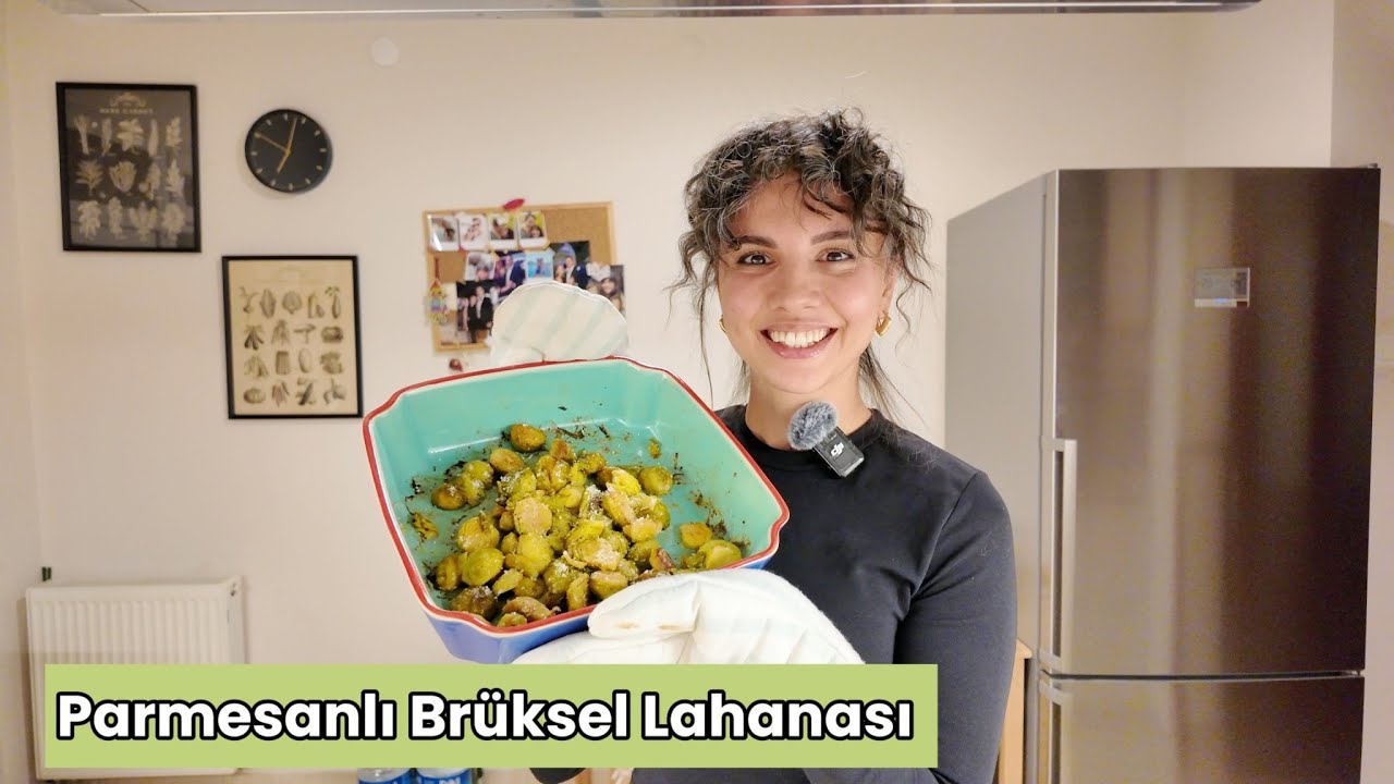 Parmesanlı,brüksel lahanası yaptım. Sebze sevdirir lezzet 🤎