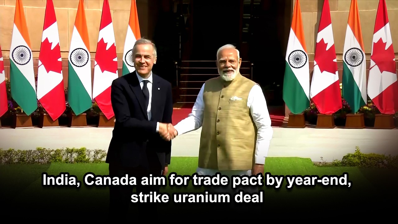 India, Canada aim for trade pact by year-end, strike uranium deal