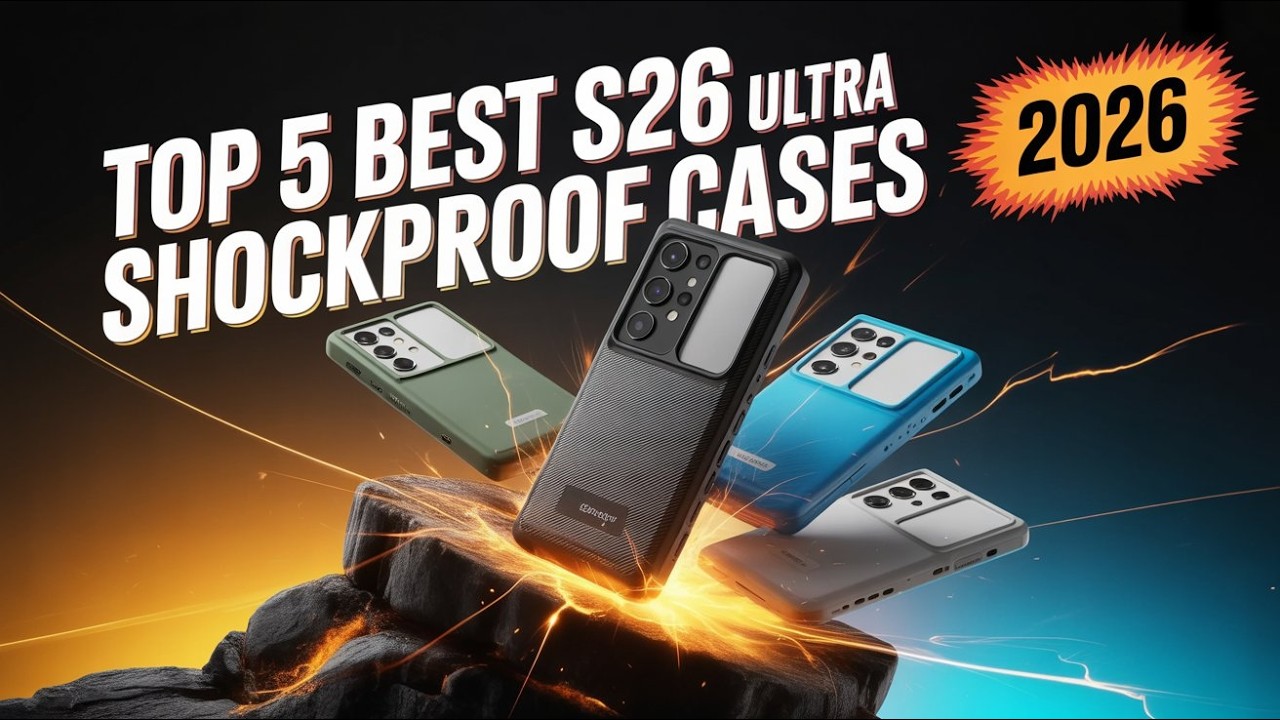 🔥 Top 5 Best Samsung Galaxy S26 Ultra Shockproof Cases in 2026! 💥📱