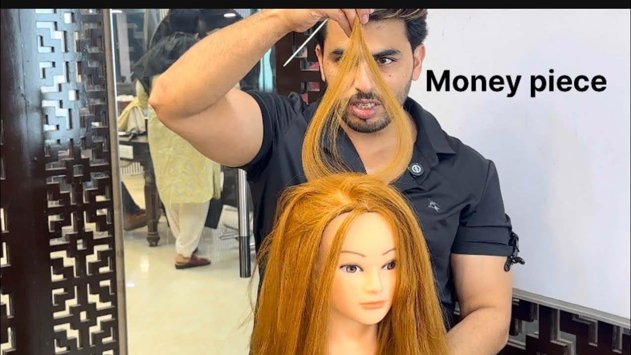 How to front Hair Color/ ￼ front money piece, Kaise ￼/￼ ￼balayage ￼highlights