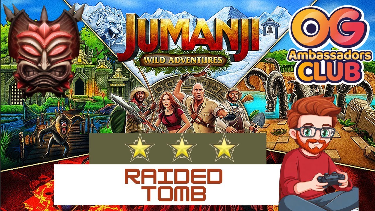 Jumanji Wild Adventures-Raided Tomb 3 Stars
