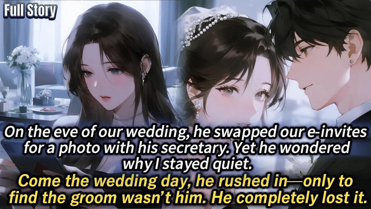 On the eve of our wedding, he swapped our e-invites for a photo with his secretary. Yet he wondered…