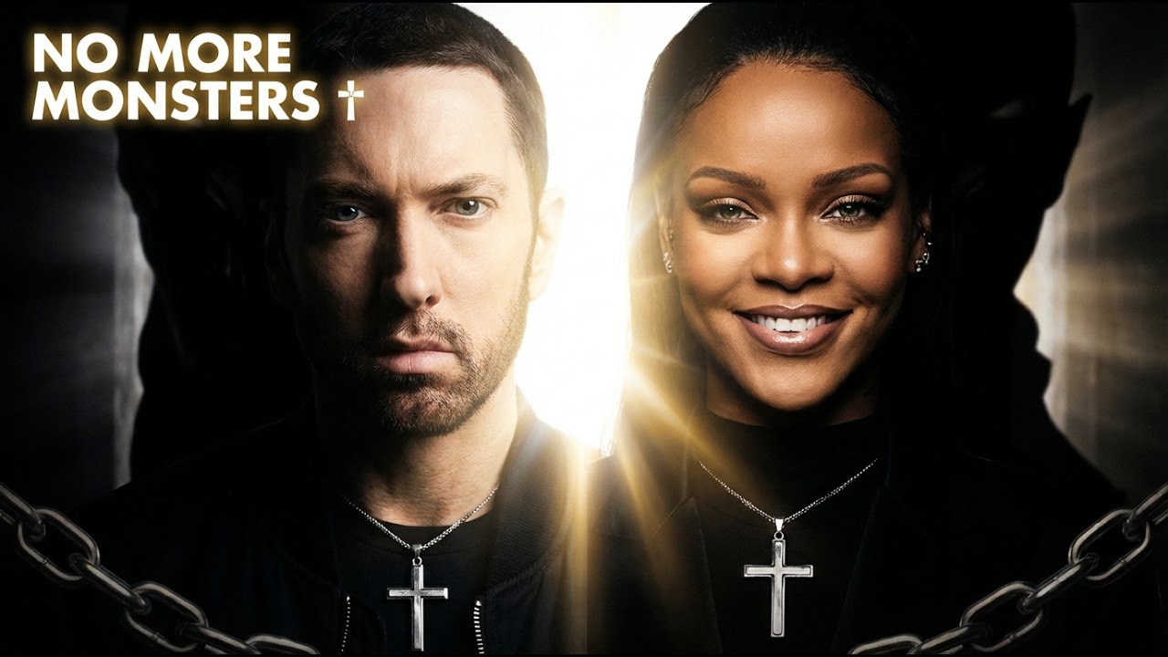 Eminem Ft Rihanna - No More Monsters (Official Lyrics Video)