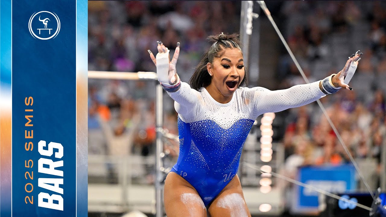 Jordan Chiles - Bars at 2025 NCAA gymnastics semifinals