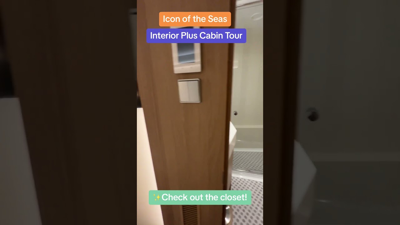Interior Plus Cabin Tour on Icon of the Seas! #iconoftheseas #royalcaribbean  #travelagent #icon