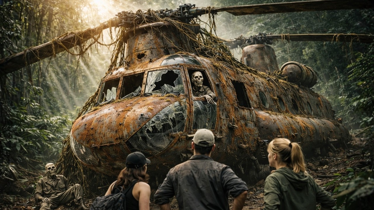 We Found a Chinook Helicopter Lost in a Military Yard for 30 Years