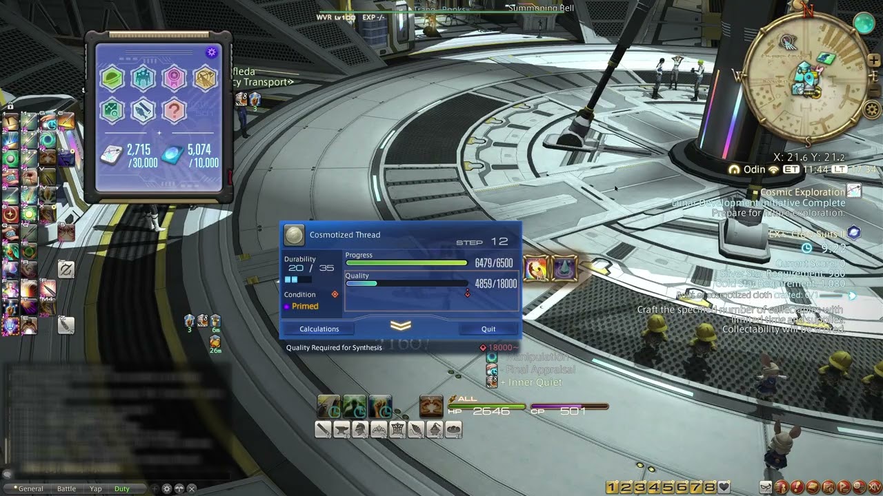 [FFXIV] Sinus Ardorum time-restricted weaver mission chain: Crew Suits I, II & III