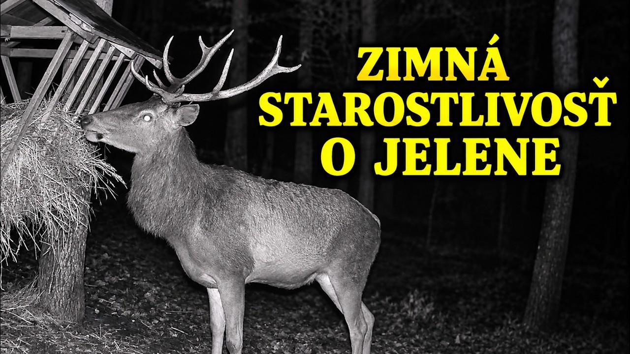 Zimná starostlivosť o jelene: Plnenie krmelcov a tiché návraty