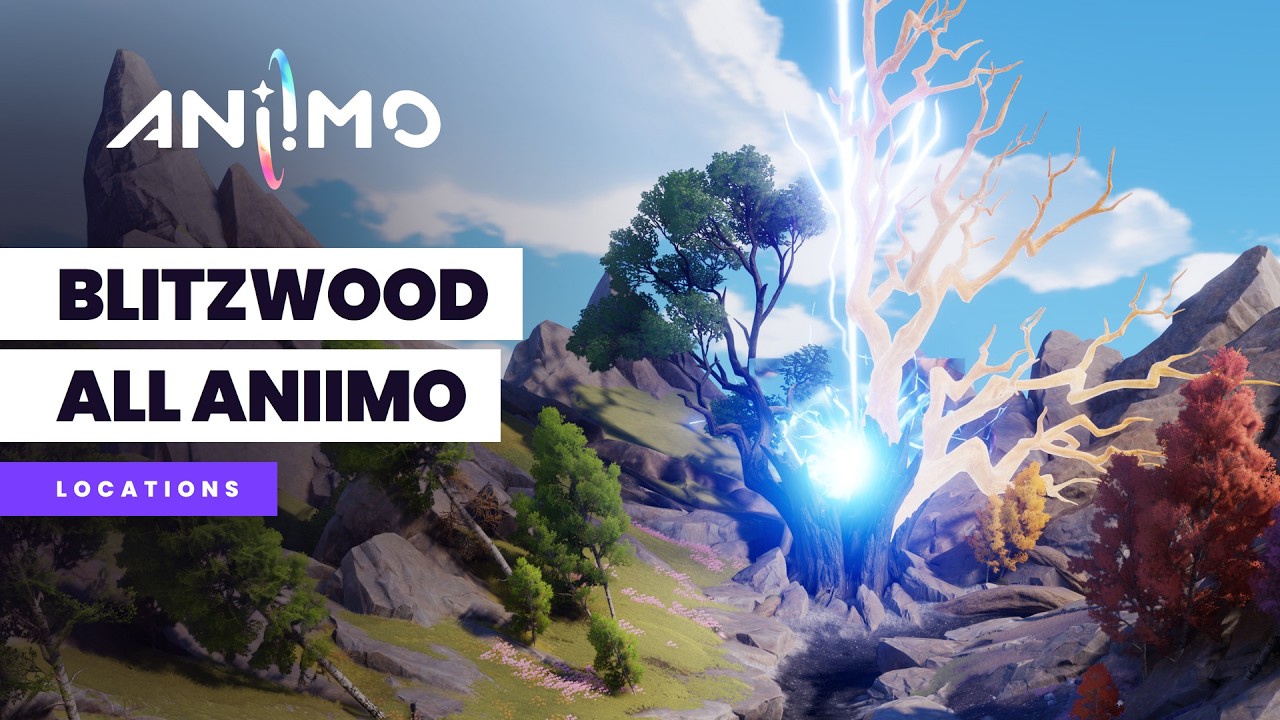 Aniimo Blitzwood All Aniimo Locations (100%)