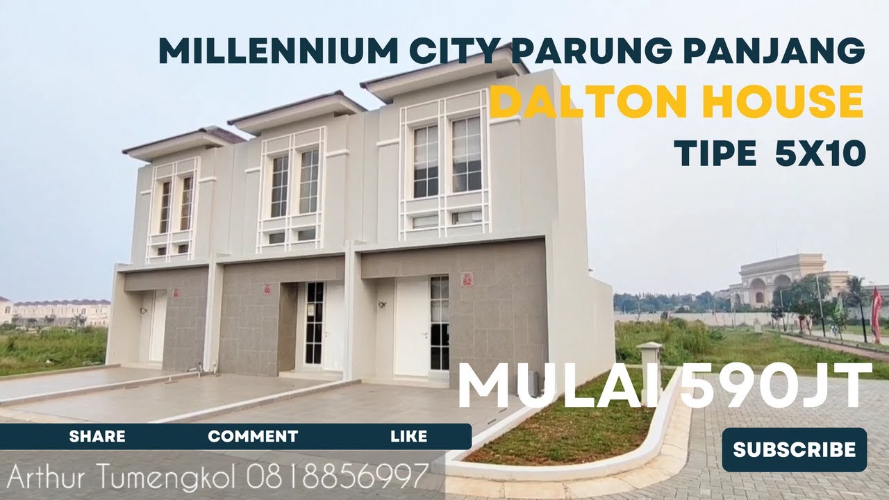 Millenium City Cluster Type Dalton Serpong Parung Panjang 500 Jutaan House Tour Review