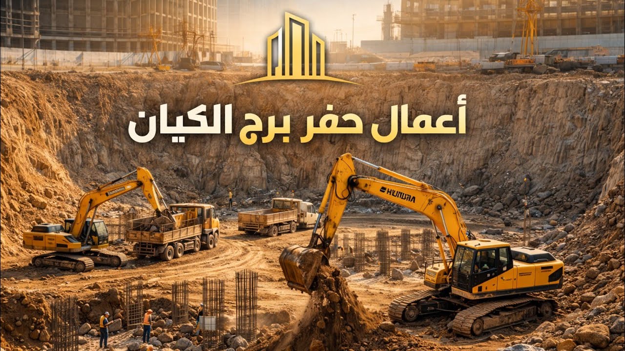 الكيان | انطلاق أعمال الأساسات لبرج الكيان 1 السكني 