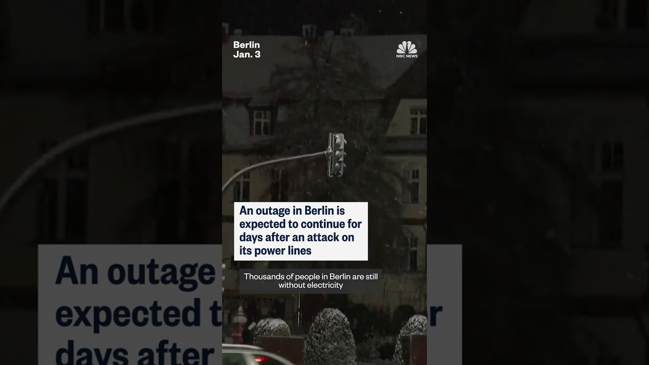 An outage in Berlin is expected to continue for days after an attack on its power lines