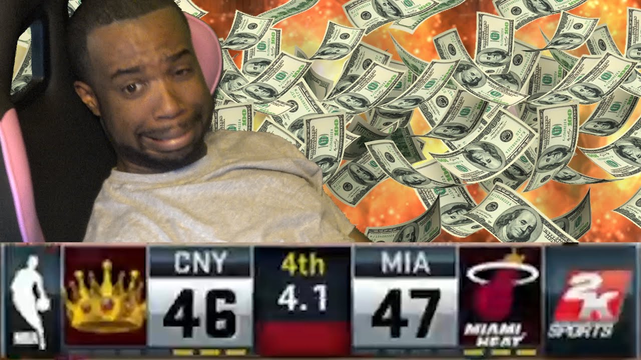 MOST CRAZIEST PACK AND PLAY IRL MONEY WAGER EVER! BUZZER BEAT! NBA 2k16 MyTeam Gameplay