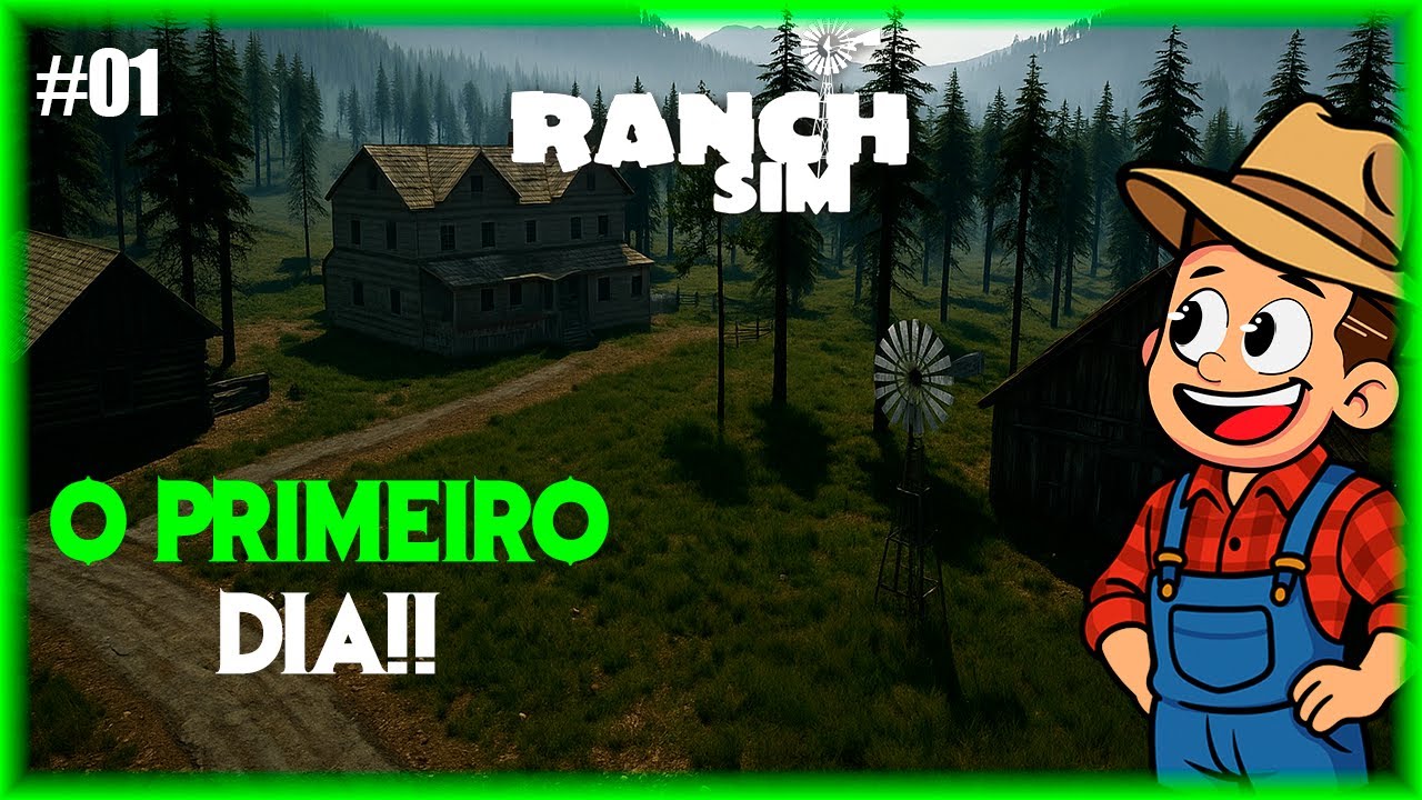 Comecei Minha Fazenda do ZERO no Ranch Simulator! #01
