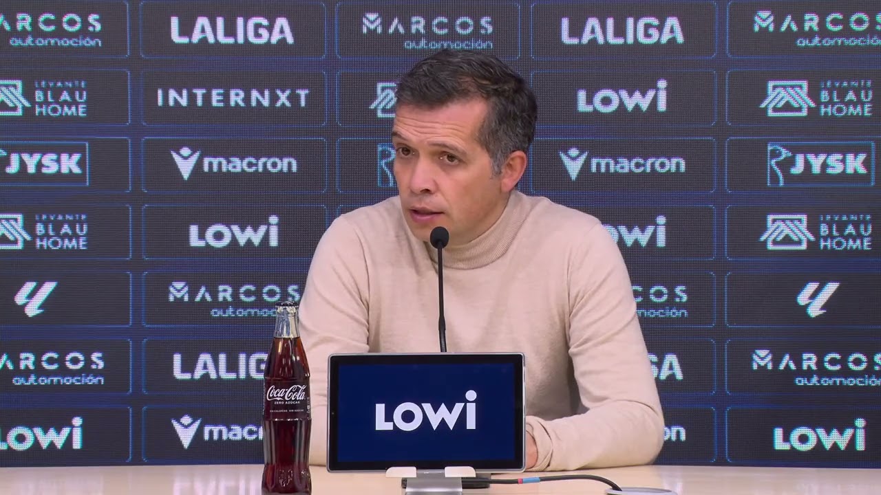Rueda de prensa de Luís Castro tras el encuentro Levante UD-Atlético de Madrid