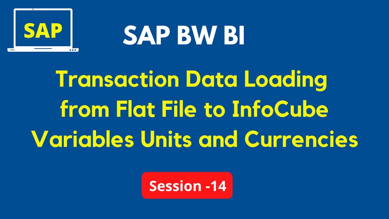 Transaction Data Loading from Flat File to InfoCube Variables Units and Currencies and Date