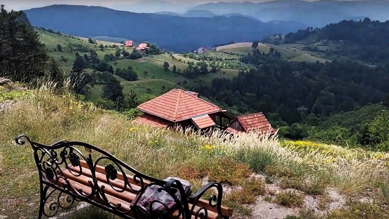 Zlatiborsko selo Dobroselica - pogled sa vidikovca, obilazak prerasti i crkve