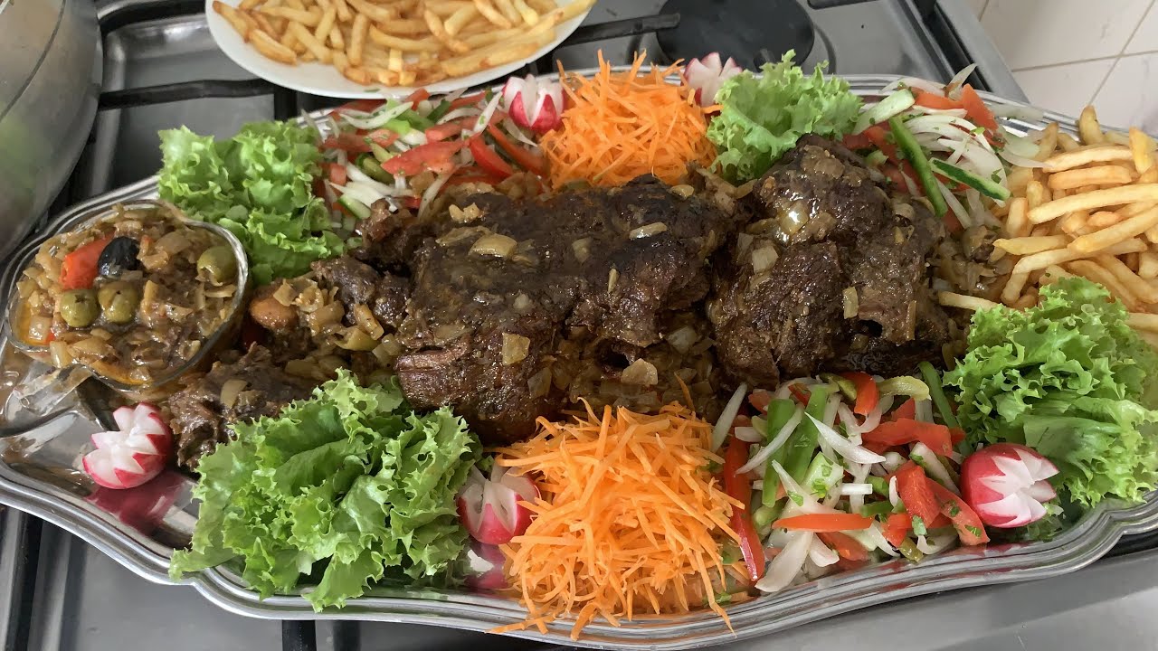 Michoui d’agneau  à ma façon sauce oignons crudités bonne et heureuse année 2023