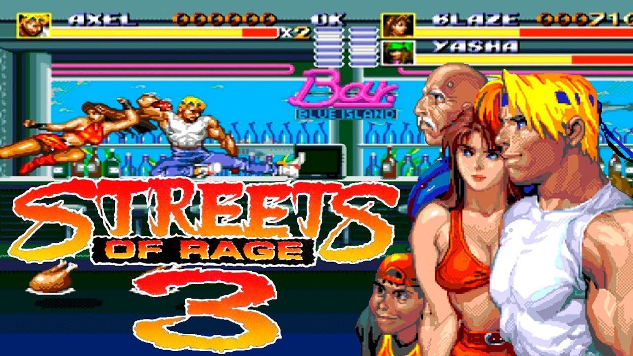 Streets of Rage 3 прохождение Best End Сo-op Арти (U) [ Hard ] Игра (SEGA Genesis, Mega Drive) Стрим