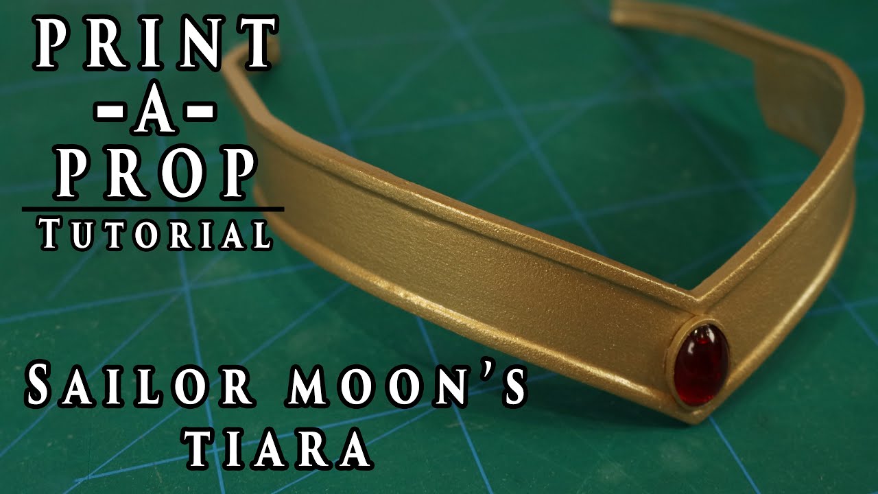 Print-A-Prop - Sailor Moon tiara tutorial