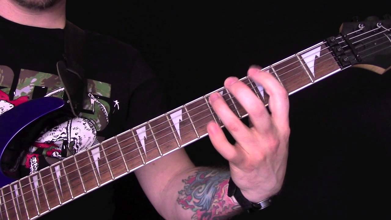 Venom - In League With Satan Guitar Tutorial