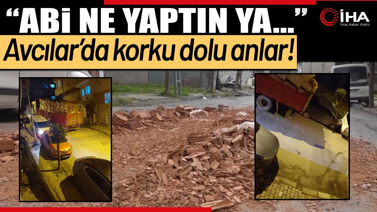 Aşırı Yüklü Kamyon Kayarak İki Aracı Biçti; Görgü Tanığı O Anlar Anlattı!