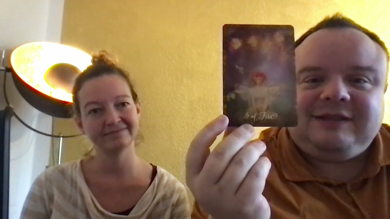 Tarot - Tageskarte - 5 der Stäbe - Fünf des Feuers - Streben