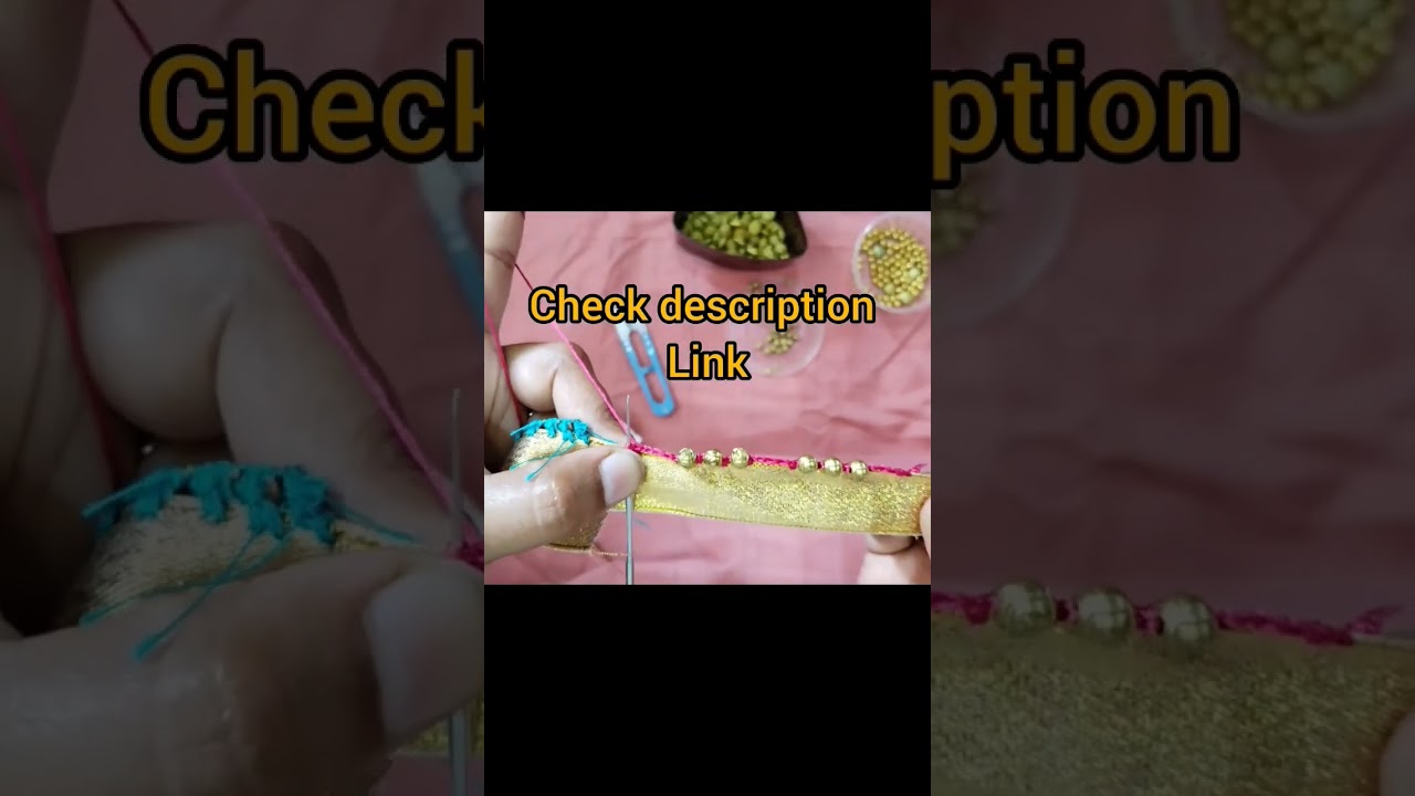 #simple/easy saree krosha kuchu design for beginners #trending #viral #shreetopics