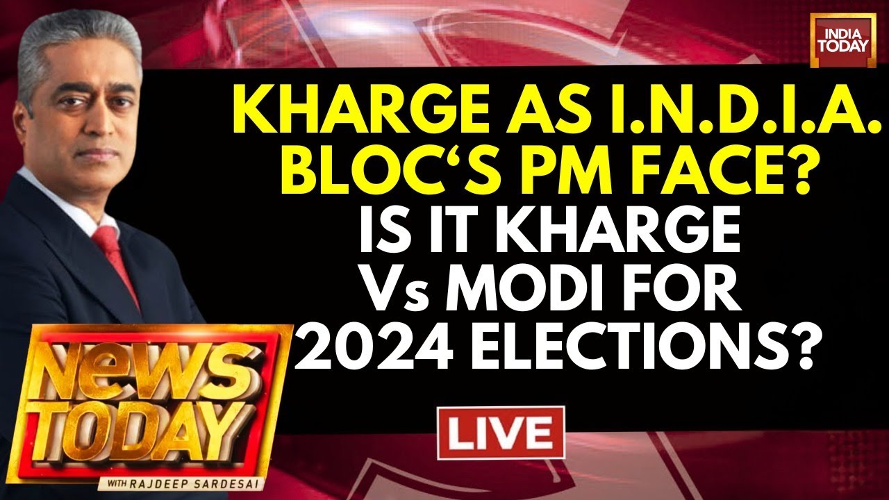 Rajdeep Sardesai Live Analysis Of I.N.D.I.A. Alliance PM Face Choice | Mallikarjun Kharge Vs PM Modi