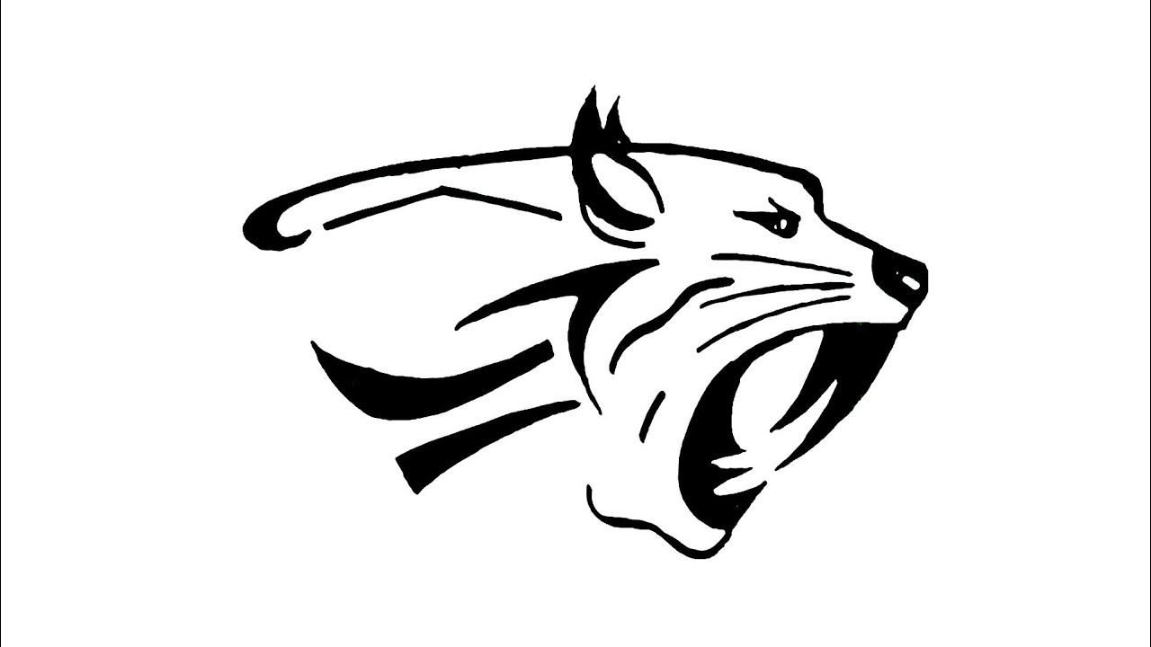 How to Draw Tiger Face As Tattoo Design @DrawingSimple