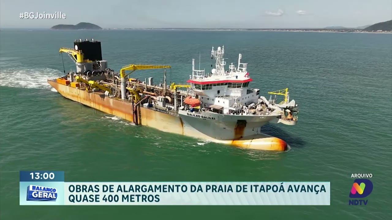 Maior alargamento de praia do Brasil transforma a paisagem de Itapoá