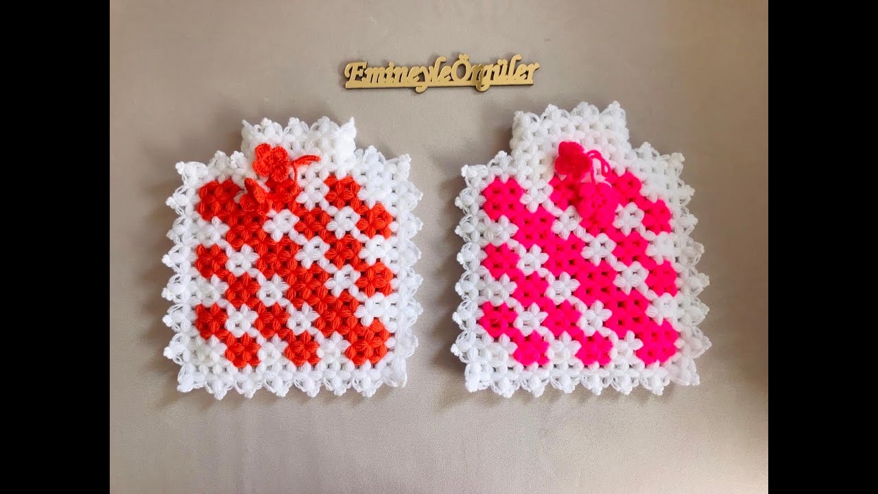 🌺 KOLAY KESE LİF MODELİ [5] #lifmodelleri #knitting #crochet