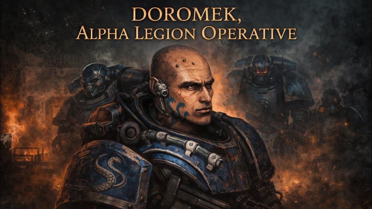 DOROMEK ALPHA LEGION OPERATIVE (OBSIDIAN PRODUCTIONS)(WARHAMMER 40K)(MUSIC)(ALPHA LEGION)