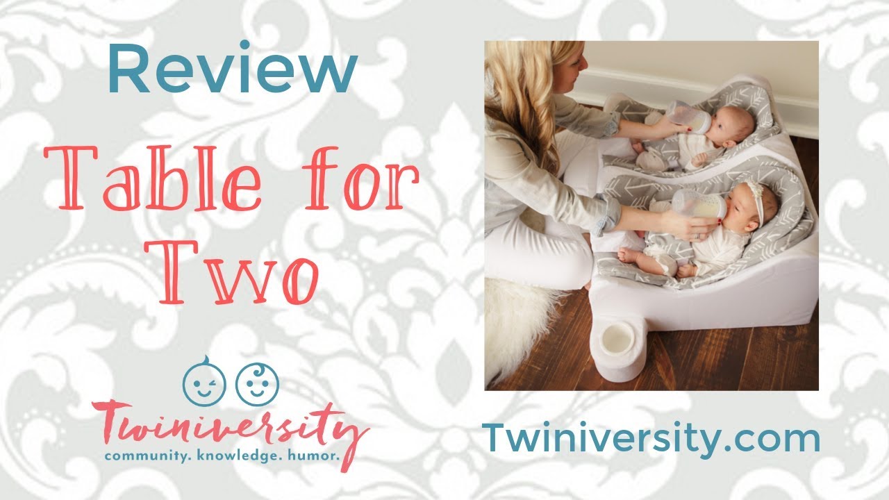 Table for Two Review - Twin Feeding Table - Is it worth it for twins?