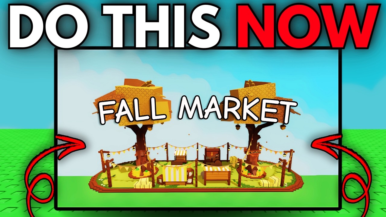 10 THINGS TO DO BEFORE The FALL MARKET UPDATE in Grow A Garden!
