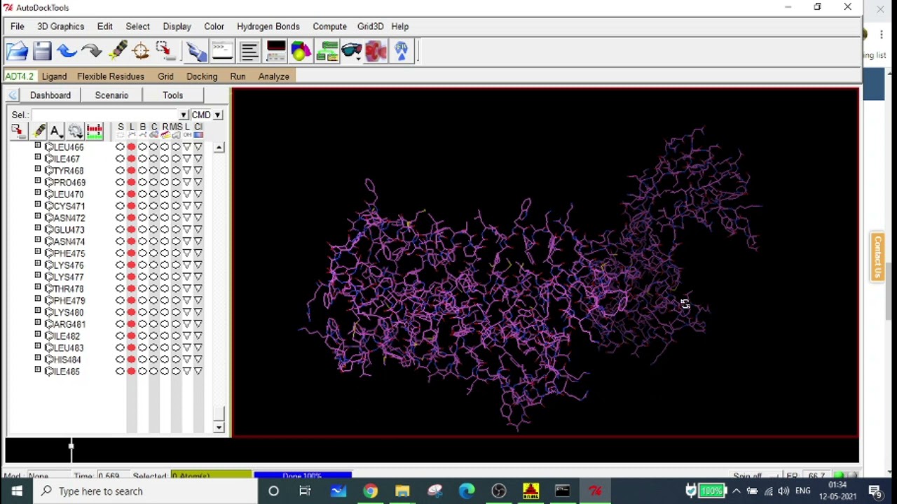 AutoDock Tutorial Part 3- Prepare Macro molecule/Protein for Docking