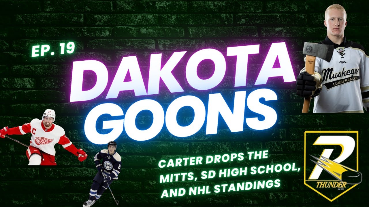🔥 Carter Sanderson Fight Breakdown + South Dakota Hockey & NHL Standings Update!